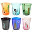 Juego de 6 vasos para beber Goto - Vaso de cristal de Murano