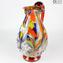 Harmonie - Krug Murano Glas - Millefiori und Silberdekoration