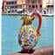 Harmonie - Krug Murano Glas - Millefiori und Silberdekoration