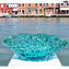 Vase Thorns - bleu clair - Centre de table - Verre de Murano original OMG