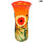 Fantasy flower -  Vase - Original Murano Glass