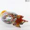 Symphony - Vase - Murano Glass Millefiori and Silver 