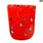 Goya grand vase - rouge - Original Murano Glass OMG