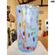 Большая ваза Гойя - голубой - Original Murano Glass OMG