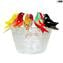 9 Sparrows Nest - Cristal - Original Murano Glass OMG