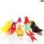 9 Sparrows Nest - Crystal - Original Murano Glass OMG