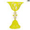 리갈 수선화 컵 - 노란색 - 오리지널 Murano Glass OMG