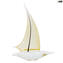 Velero - Oro de 24 kt - Cristal de Murano original OMG