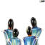 Familie - Glas und Chalcedon - Original Murano Glas OMG