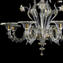 Candelabro Veneziano 8 + 4 luzes Cristal Cimiero e ouro - Rezzonico - Vidro Murano