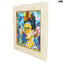 Frida - Tribut auf Leinwand von Frida Kahlo - Original - Murano - Glas - omg