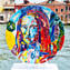 Gioconda 中心裝飾品 - Leonardo da Vinci Tribute - original murano glass omg