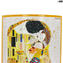 the kiss - klimt Tribute - Original Muranoglas OMG