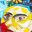 Frida 核心 - Frida Kahlo Tribute - original murano glass omg