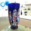 Gardenia-Murano Glass 및 Millefiori의 Blu Vase