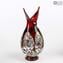 Aquilone-Red Vase Glass Murrine