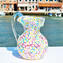Caraffa Millefiori - Rosa - Vetro di Murano Originale OMG
