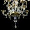 Venetian Chandelier 6 + 3  crystal and gold - Rezzonico - Murano Glass