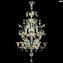 Venetian Chandelier 6 + 3 크리스탈과 골드 - Rezzonico - Murano Glass