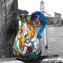 Jarra de vidrio Jarra color azul y Millefiori