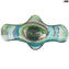 베이스의 센터피스 Sbruffi Nature Druid Green - Murano Glass 센터피스