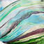 Tafelaufsatz auf Sockel Sbruffi Nature Druid Green - Tafelaufsatz aus Muranoglas
