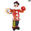 Clown Figur Jongleur - Original Murano Glas OMG