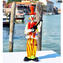 Clown figurine guitariste - Original Murano Glass OMG