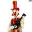 Figura payaso guitarrista - Original Cristal de Murano OMG