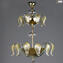 Candelabro Veneziano - ouro puro etrusco 24kt - vidro Murano original - omg