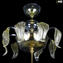 Venetian Chandelier - etrusco pure Gold 24kt - original Murano Glass - omg