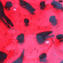 Assiette Rectangulaire Rouge & argent - Verre Original de Murano - omg