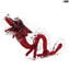 Il Grande Drago - rosso - Vetro di Murano Originale OMG