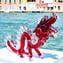 Il Grande Drago - rosso - Vetro di Murano Originale OMG