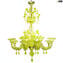 Lustre vendramin Cimiero Cristallo - Rezzonico - Vidro Murano Original - omg