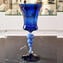 Venetian Goblet -  Blue Flute - Original Murano Glass OMG