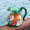 Pitcher Green Glass Mix Farben Glas