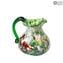 Pitcher Green Glass Mix Farben Glas