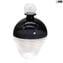 Bottle Perfume - black - oval - Original Murano Glass OMG