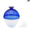 Bottle Perfume - blue - oval - Original Murano Glass OMG