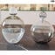 Bottle Perfume - smoked - oval - Original Murano Glass OMG