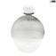 Bottle Perfume - smoked - oval - Original Murano Glass OMG