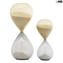 Sanduhr - Gelb - Original Murano Glas Omg