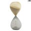 Sanduhr - Gelb - Original Murano Glas Omg