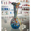 Lily Vase High - Bleu clair - Verre de Murano original OMG