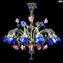 威尼斯枝形吊燈 Rosetto Firenze - 12 盞燈 - Original Murano Glass