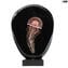 Pink Jellyfish Scultpure Sommerso mit LED-Lampe - Original Murano Glass omg