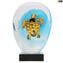 Tortue de mer - Scultpure Sommerso avec lampe led - verre de Murano original omg