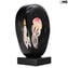 Exotic Pink Jellyfish Scultpure Sommerso com lâmpada led - original Murano Glass omg