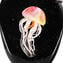 Exotic Pink Jellyfish Scultpure Sommerso con lámpara LED - Original Murano Glass omg